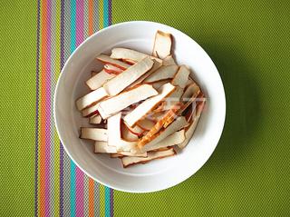 【回鍋肉豆干】的做法步驟:2