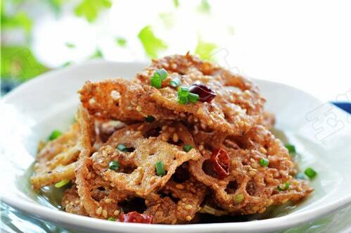 下酒小菜香炸藕片怎么做?