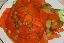 胡蘿卜炒肉