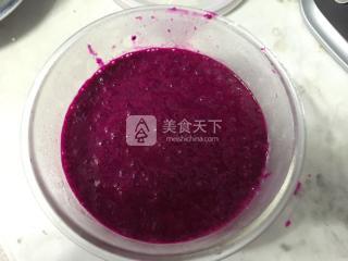 #ACA烘焙明星大賽#火龍果酸奶雪糕的做法步驟:5