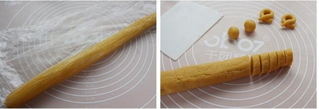 圣誕點(diǎn)心柏林花環(huán)餅干的做法步驟5-6