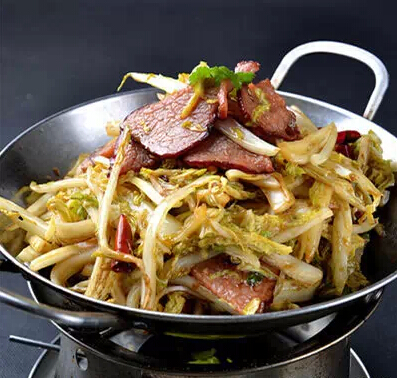 咸香每美味干鍋臘肉娃娃菜怎么做？