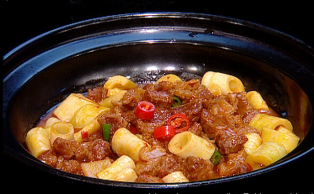 野山筍煨牛腩怎么做？