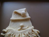 圣誕老人面包的做法步驟12