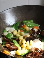 潤(rùn)肺清火素小炒的做法圖解9