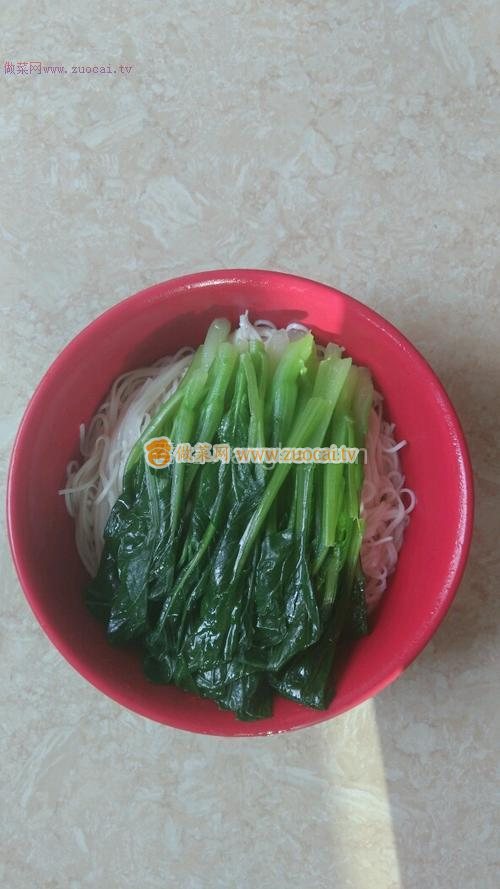 自制瘦肉青菜湯面的做法