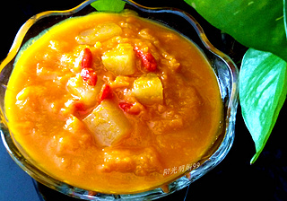 南瓜雪蓮果養(yǎng)生糊