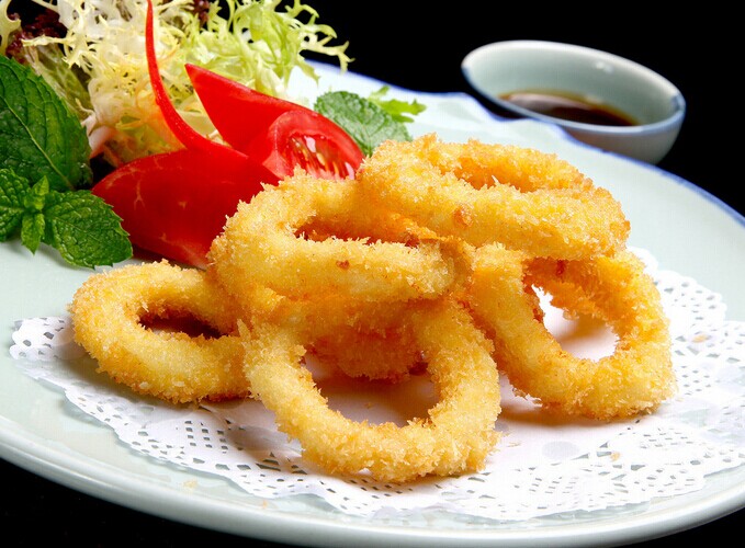 炸魷魚(yú)圈的做法