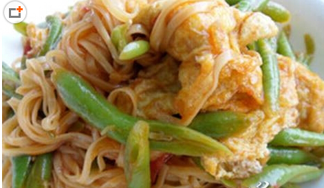 怎么做豇豆雞絲西紅柿燜面？