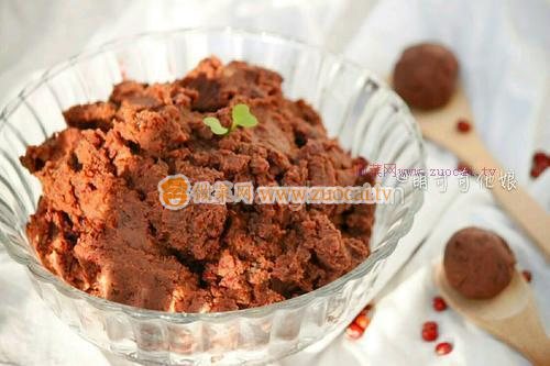 大理石紋豆沙土司的做法