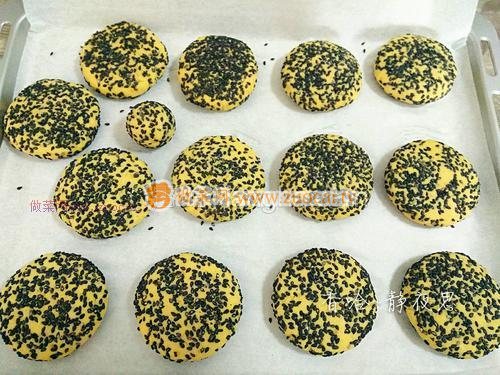 黑芝麻紅薯餅(烤箱版)的做法