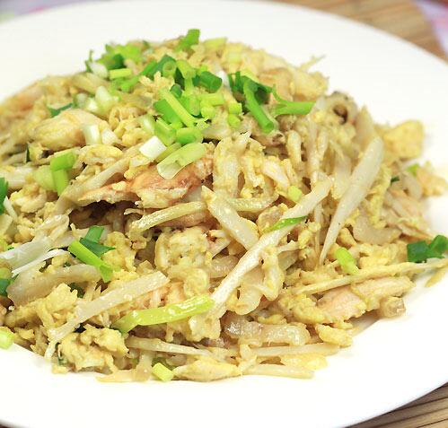 如何做桂花蟹肉？