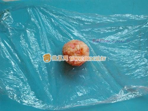 肉松火腿飯團的做法