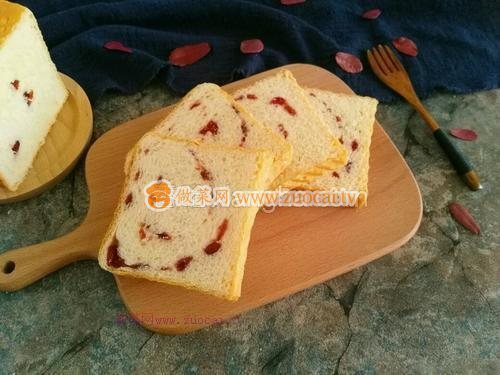 玉米油版~蔓越莓土司的做法