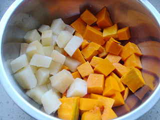 南瓜雪蓮果養(yǎng)生糊