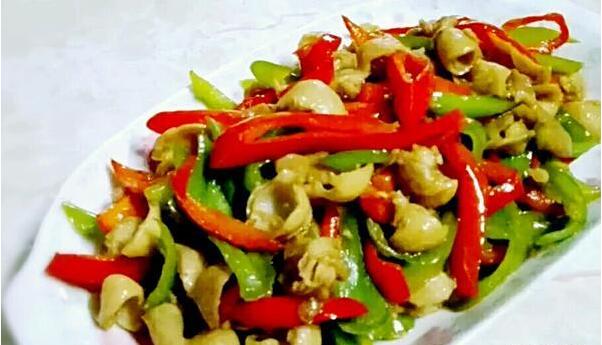 雙椒炒大腸怎么做？