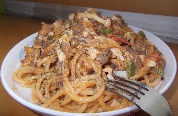 如何做美味西餐奶酪蘑菇意大利燴面?