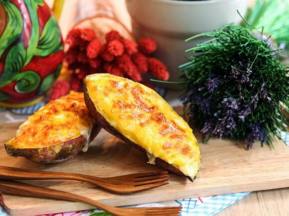 芝士奶油焗紅薯怎么組哦？