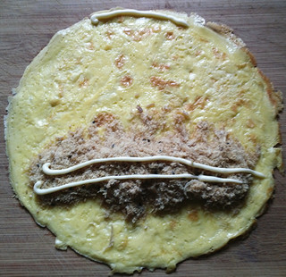 富貴黃金肉松卷的做法步驟:8