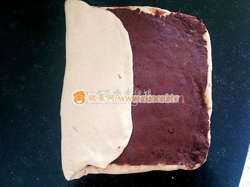 大理石紋豆沙土司的做法