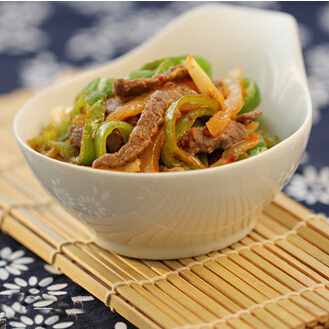 甜椒牛肉絲怎么做？