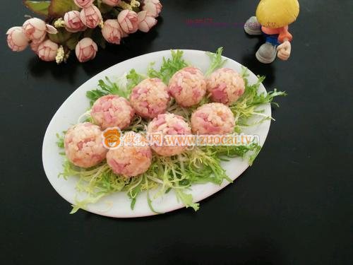 肉松火腿飯團的做法