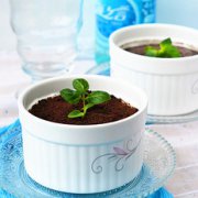 鮮桃酸奶盆栽的做法