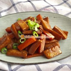 杏鮑菇胡蘿卜燒的做法