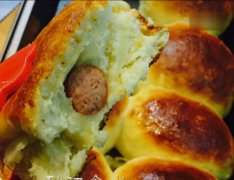 熱狗面包的做法視頻