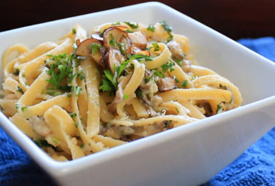 《宅男美食》88集全素白醬意面（Fettuccini Alfredo）