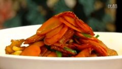 胡蘿卜炒肉的做法視頻