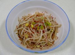 韓式?jīng)霭椟S豆芽的做法視頻