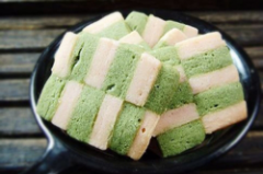 抹茶格子曲奇的做法視頻