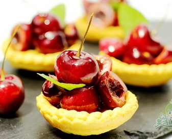 蜜汁車厘子撻的家常做法