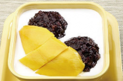 椰汁芒果黑糯米的做法視頻