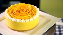 教你做芒果流心慕斯的做法視頻