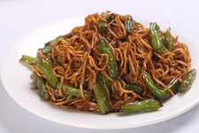 扁豆燜面的做法