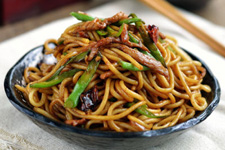 肉絲炒面的做法