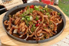 鐵板魷魚的做法