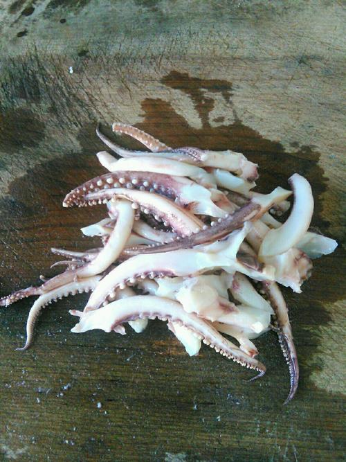 干煸魷魚須的做法