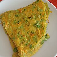 胡蘿卜青菜雞蛋餅的做法圖解10