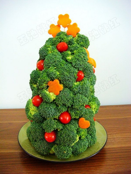 果蔬圣誕樹