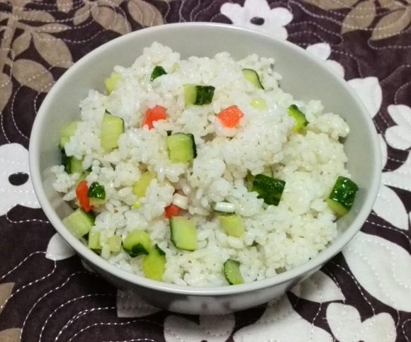 孜然胡蘿卜黃瓜炒飯