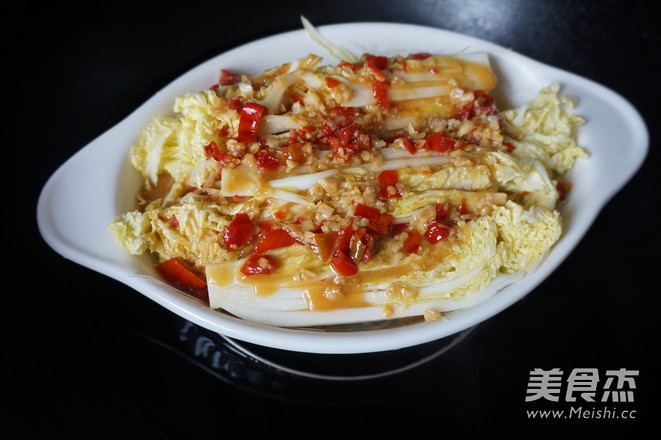 #九陽(yáng)炒菜機(jī)#蒜蓉粉絲蒸娃娃菜的做法