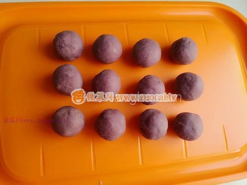 香芋梅花酥的做法