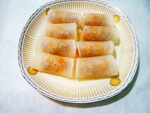 白蘿卜肉卷的做法
