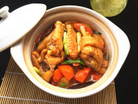 胡蘿卜杏鮑菇燒土雞的做法步驟16