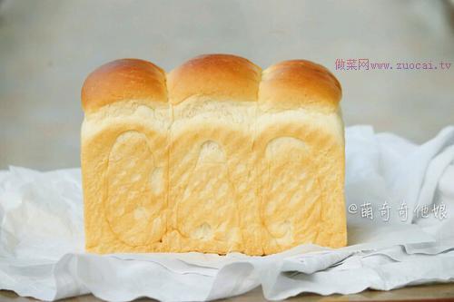 鮮奶土司(老面法)的做法