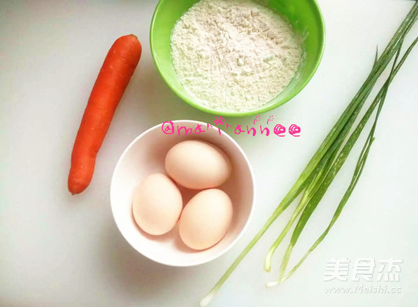 胡蘿卜雞蛋餅#2至3歲寶寶食譜#的做法