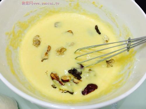 紅棗核桃發(fā)糕的做法